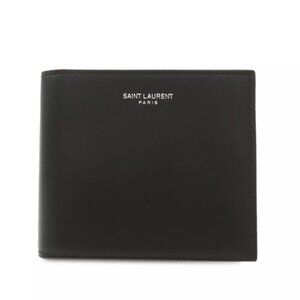 SAINT LAURENT wallet Purse 3963030U90N1000 leather Black NERO NEW mens